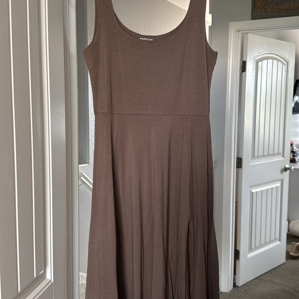 American Eagle Brown Sleeveless Dress